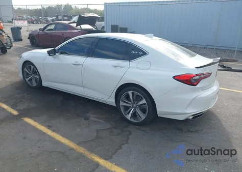 2021 Acura Tlx Advance из США, поврежденный, VIN 19UUB5F60MA003776